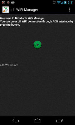 Capture d'écran de l'application Droid ADB WIFI Manager - #1
