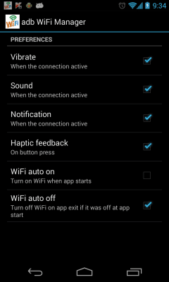 Capture d'écran de l'application Droid ADB WIFI Manager - #3