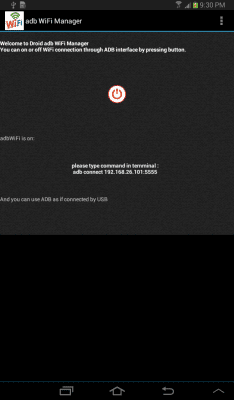 Capture d'écran de l'application Droid ADB WIFI Manager - #6