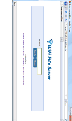 Capture d'écran de l'application WiFi File Server - #4