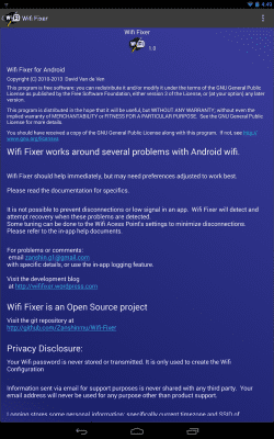 Capture d'écran de l'application Wifi Fixer - #4