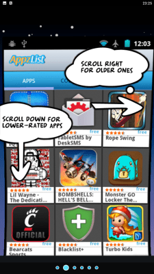 Capture d'écran de l'application Appzlist - Best Games and Apps - #2