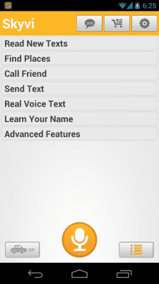 Capture d'écran de l'application Skyvi (Siri for Android) - #6