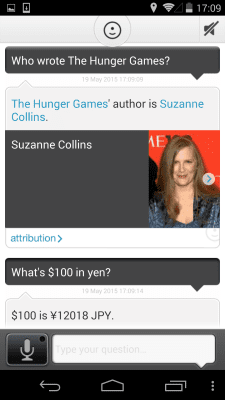 Capture d'écran de l'application Evi - #3