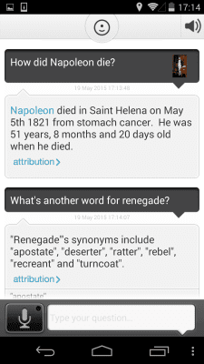 Capture d'écran de l'application Evi - #4