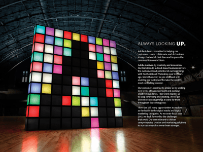 Capture d'écran de l'application Adobe Year in Review 2014 - #4