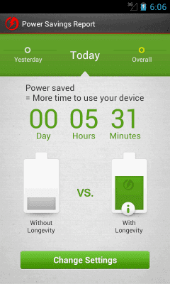 Capture d'écran de l'application Longevity - Battery Saver - #2