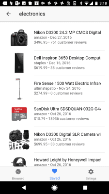 Capture d'écran de l'application Personal Shopping Assistant - #3