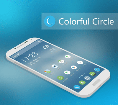 Capture d'écran de l'application Circle Solo Launcher Theme - #1