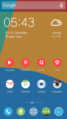 Capture d'écran de l'application Circle Solo Launcher Theme - #4