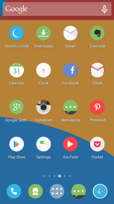 Capture d'écran de l'application Circle Solo Launcher Theme - #5
