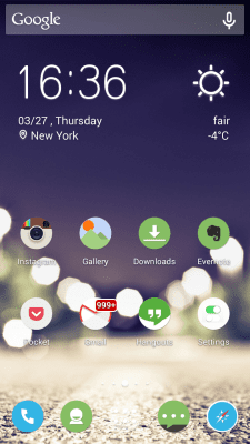 Capture d'écran de l'application Circle Solo Launcher Theme - #6