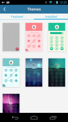 Capture d'écran de l'application AppLock Theme Pink - #3