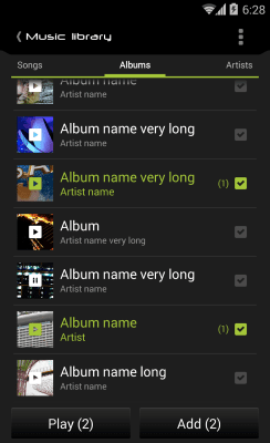 Capture d'écran de l'application Carbo skin pour NRG Player - #4