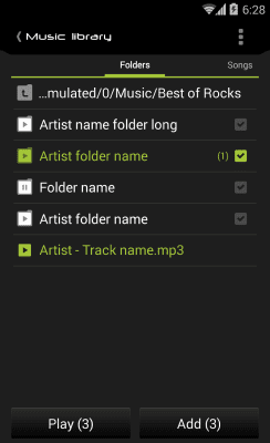 Capture d'écran de l'application Carbo skin pour NRG Player - #5