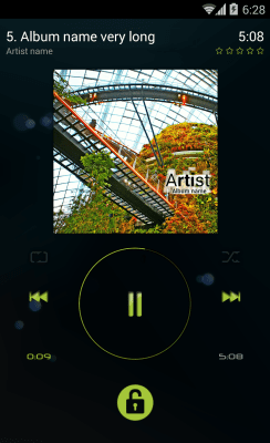 Capture d'écran de l'application Carbo skin pour NRG Player - #7