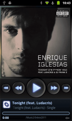 Capture d'écran de l'application Poweramp - peau classique - #4