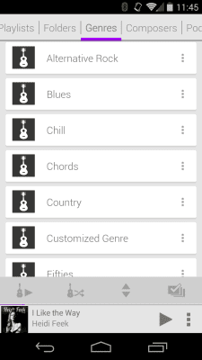 Capture d'écran de l'application Rocket Player Light Purple - #3