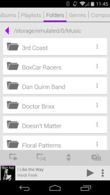 Capture d'écran de l'application Rocket Player Light Purple - #4