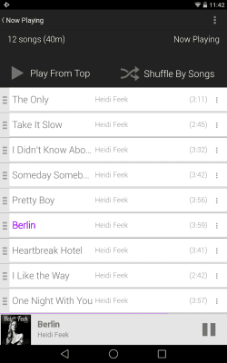 Capture d'écran de l'application Rocket Player Light Purple - #5