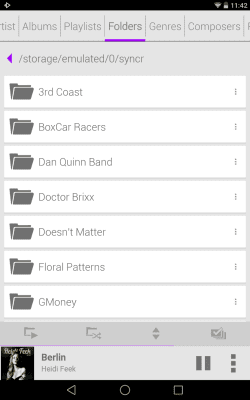 Capture d'écran de l'application Rocket Player Light Purple - #6