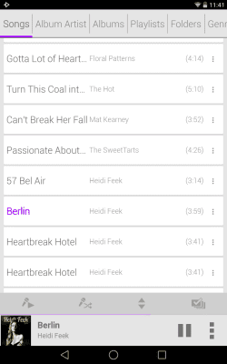 Capture d'écran de l'application Rocket Player Light Purple - #7