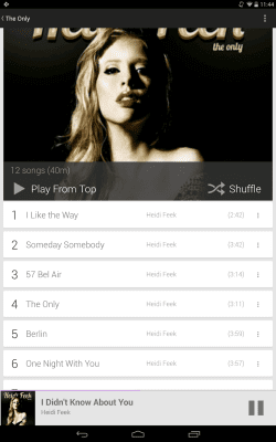 Capture d'écran de l'application Rocket Player Light Purple - #9