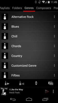 Capture d'écran de l'application Rocket Player Classic Red Skin - #4