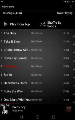 Capture d'écran de l'application Rocket Player Classic Red Skin - #7