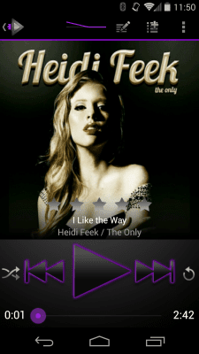 Capture d'écran de l'application Rocket Player Classic Purple - #3