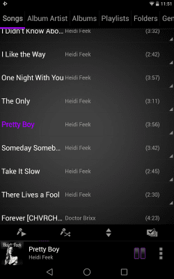 Capture d'écran de l'application Rocket Player Classic Purple - #5