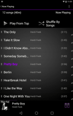 Capture d'écran de l'application Rocket Player Classic Purple - #6