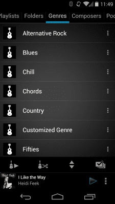 Capture d'écran de l'application Rocket Player Classic Blue - #4