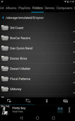 Capture d'écran de l'application Rocket Player Classic Blue - #5