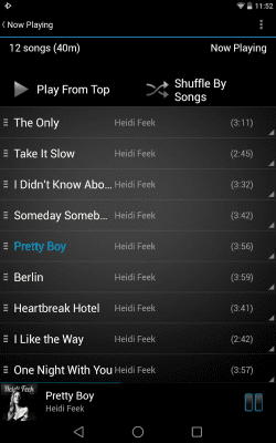 Capture d'écran de l'application Rocket Player Classic Blue - #6