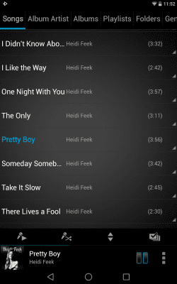 Capture d'écran de l'application Rocket Player Classic Blue - #7