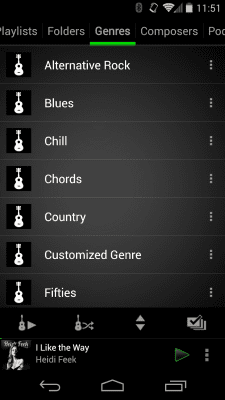 Capture d'écran de l'application Rocket Player Classic Green - #4
