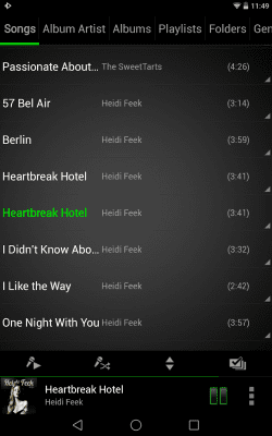 Capture d'écran de l'application Rocket Player Classic Green - #5