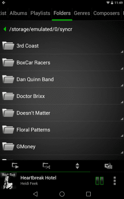 Capture d'écran de l'application Rocket Player Classic Green - #7
