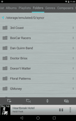 Capture d'écran de l'application Rocket Player Chrome Theme - #5