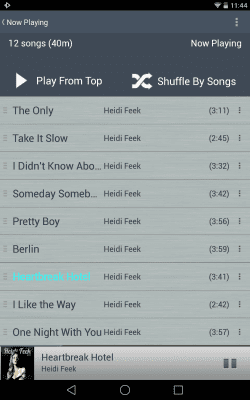Capture d'écran de l'application Rocket Player Chrome Theme - #6