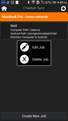 Capture d'écran de l'application Cheetah Sync for Files/Folders - #6