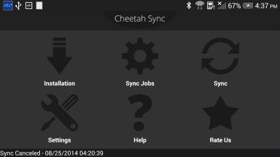 Capture d'écran de l'application Cheetah Sync for Files/Folders - #7