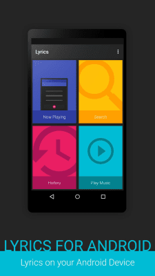 Capture d'écran de l'application Lyrics for Android - #3