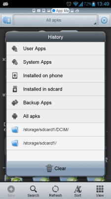 Capture d'écran de l'application ES Themes -- Classic Theme - #3