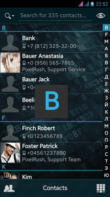 Capture d'écran de l'application PP Theme – Holo (ICS) - #3