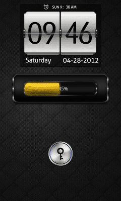 Capture d'écran de l'application Deep Blue GO Locker Theme - #4