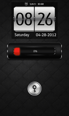 Capture d'écran de l'application Deep Blue GO Locker Theme - #5