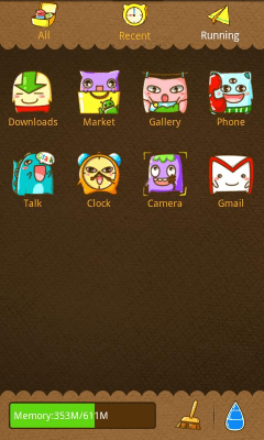 Capture d'écran de l'application Monster GO Locker Theme - #6