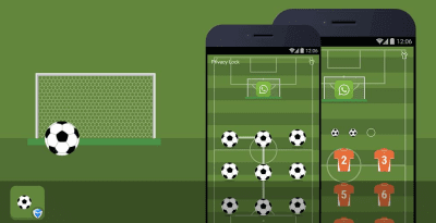 Capture d'écran de l'application AppLock Theme - Football - #1